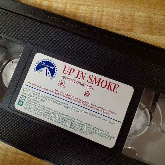 Cheech & Chong Up In Smoke 1978 VHS Stoner Cult Tom Skerritt Stacy Keach Roxy - Picture 6 of 6